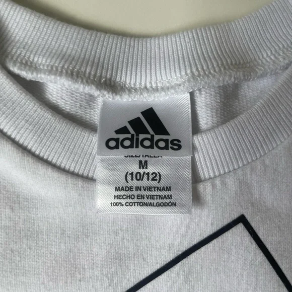 Adidas Girls’ Trefoil logo heavyweight T-shirt - Picture 4 of 5